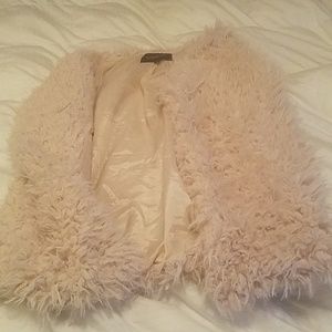 Large fur vest